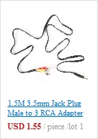 MIDI DIN 5P штекер 2 RCA Phono гнездо Jack MF аудио кабель 0,5 м