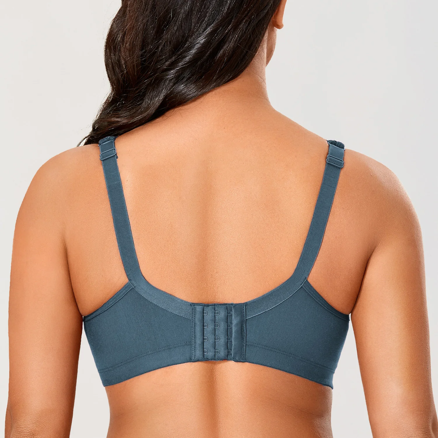 

Women's Lace Plus Size Wire-Free Non-Foam Comfort Cotton Bra