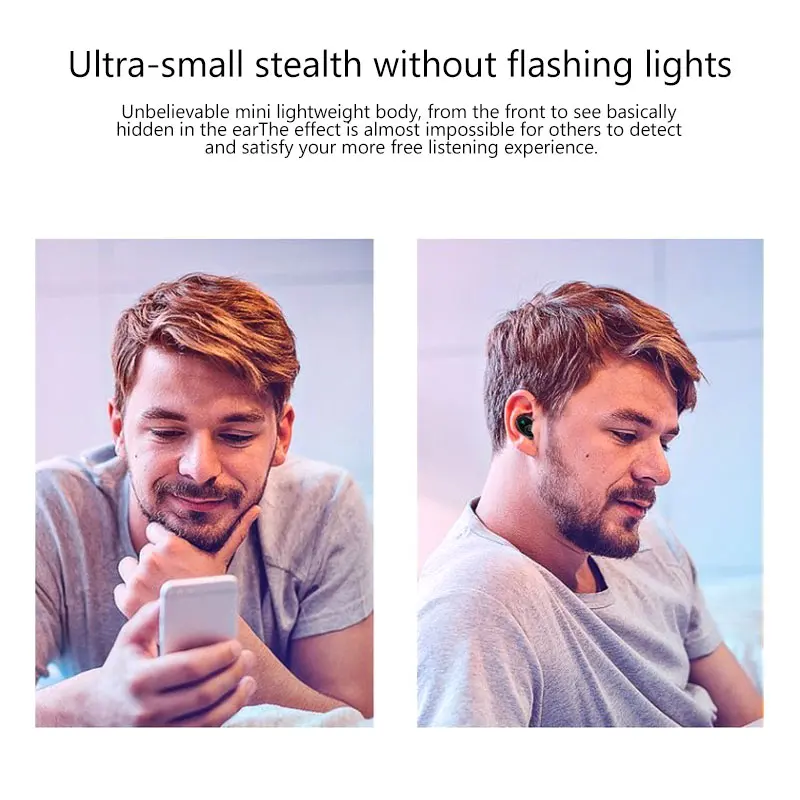 S650 Bluetooth наушники невидимые шумоподавление Hands-Free стерео Спортивные Беспроводные наушники-вкладыши гарнитура микрофон