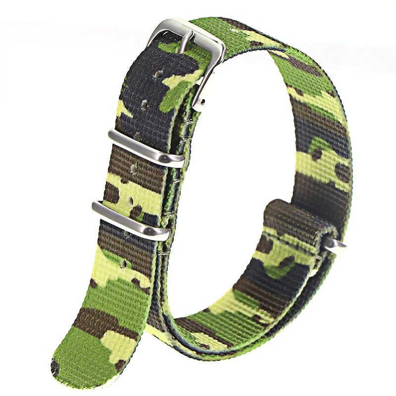 High Quality Nato Style Nylon 18mm 20mm 22mm Watch Band James Bond 007 Military Casual Watch Strap Army Sport Watch Band