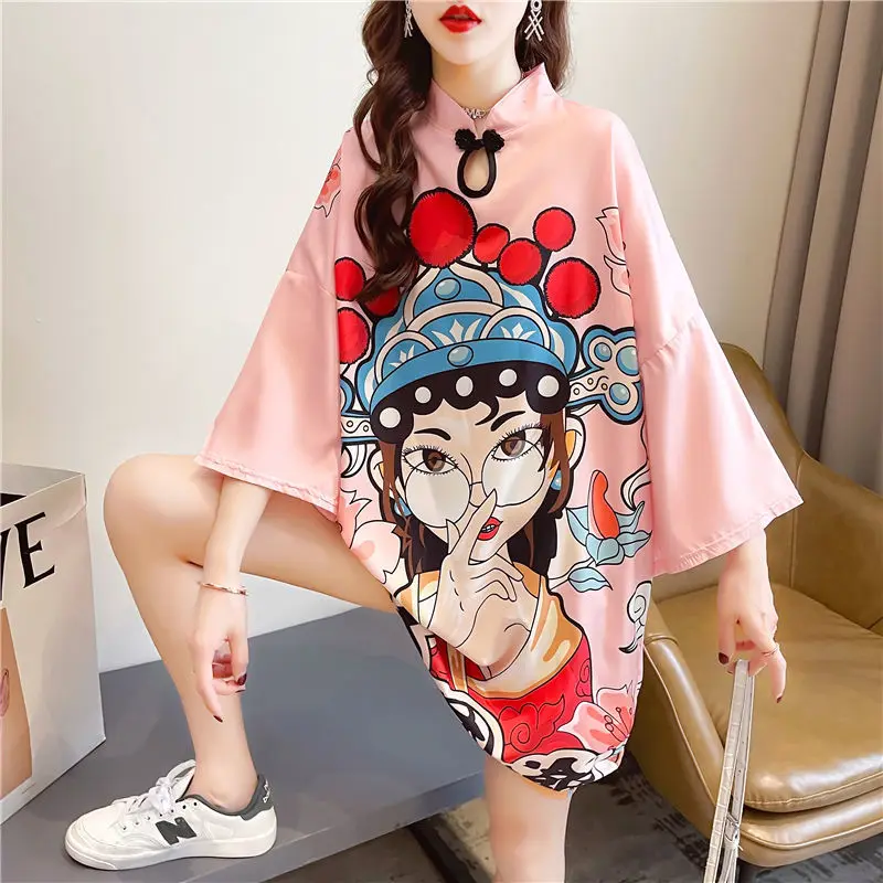 Женское платье Ципао в китайском стиле Вечернее приталенное с длинным