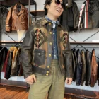 CDJ-120 читать описание Cidu! Супер качество пальто из натуральной коровьей замши верхняя одежда из воловьей кожи стильная куртка Навахо