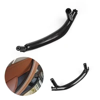 for bmw x5 x6 f15 f16 2014 2015 2016 2017 carbon styling car accessories interior door handle pull replacement cover
