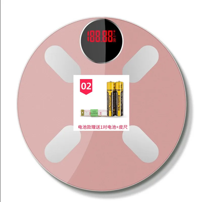 

Weighing Precision Bathroom Scale Digital Smart Body Fat Balance Bathroom Scale Cute Bilancia Pesapersone Home Products DF50BS