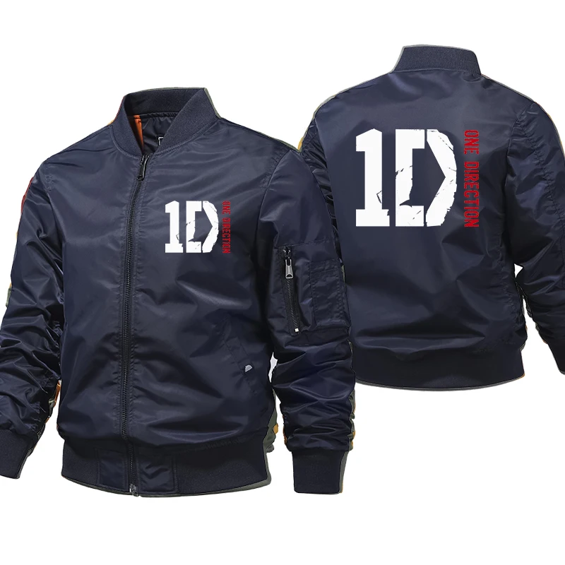 

Mens jackets One Direction Graphic printing jacket streetwear hombre Winter Coats Male Windbreak Jackets