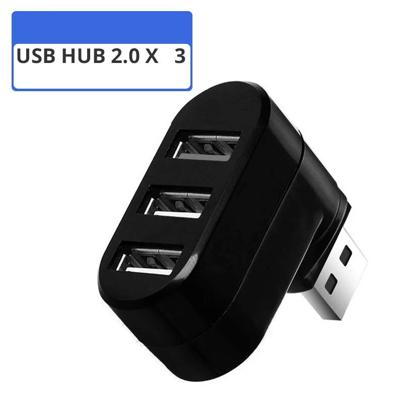 Высокоскоростной Micro Mini 4 порта 2,0 usb-хаб сплиттер адаптер для ноутбука ПК ноутбук приемник периферийные устройства для компьютера аксессуары