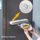 Настенный Стандартный диспенсер, диспенсер для обертывания еды, резак, пластиковый острый резак, держатель для хранения, аксессуары для кухонных инструментов