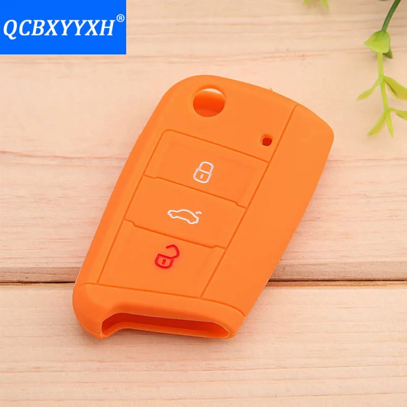 Чехол для автомобильного ключа QCBXYYXH складной силиконовый чехол Skoda Yeti Superb Rapid Fabia