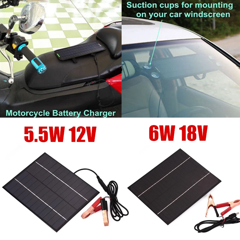 5.5W12V солнечная панель power Bank DIY Солнечное зарядное устройство водонепроницаемый