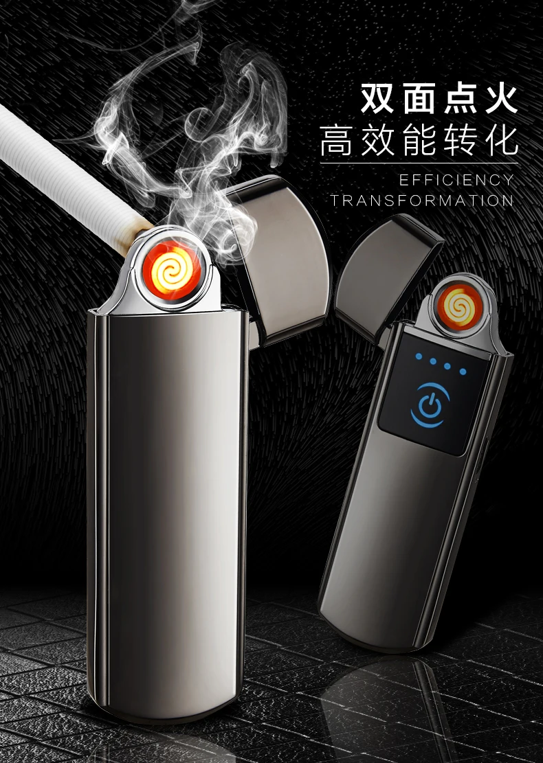Фокус сенсорный usb Зажигалка Электронная зажигалка Encendedors охраны окружающей среды зажигалка