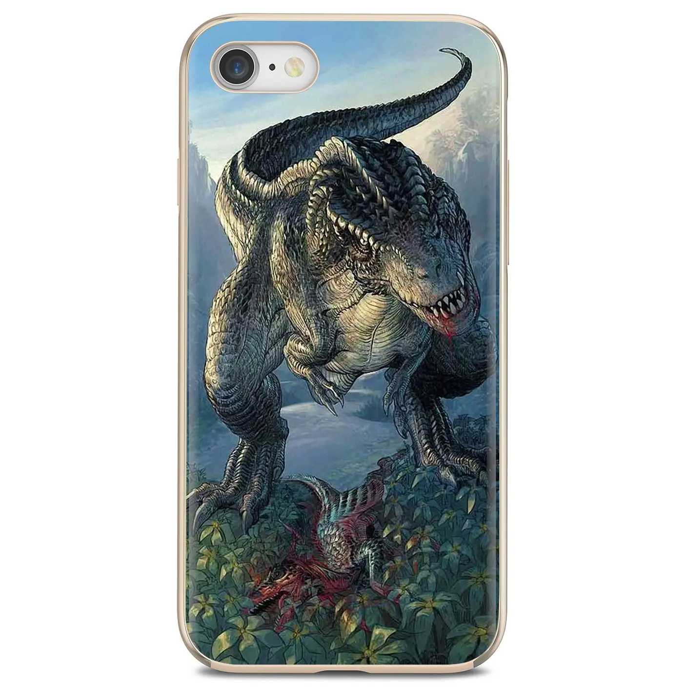 Чехол для iPhone 11 Pro 4 4S 5 5S SE 5C 6 6S 7 8X10 XR XS Plus Max iPod Touch мягкий чехол с динозавром парка