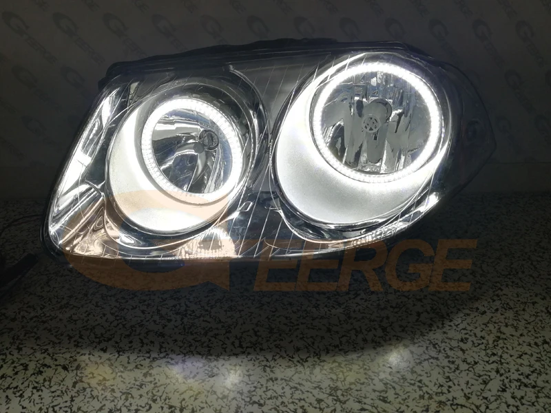Для Volkswagen VW Jetta City MK4 2007 2008 2009 отличный ультра яркий SMD СВЕТОДИОДНЫЙ ангельские