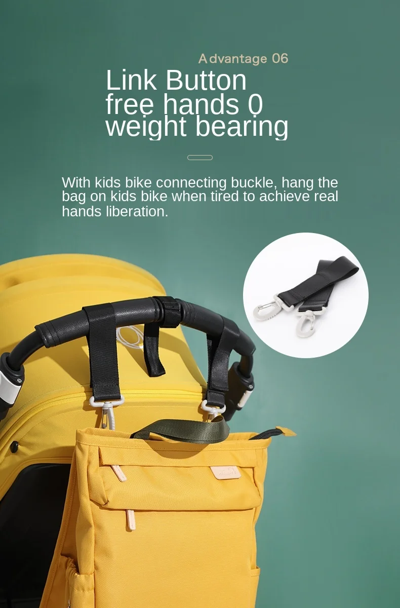 

zq Mummy Bag Backpack Large Capacity Baby Bag Multi-Functional Outdoor Lightweight Portable