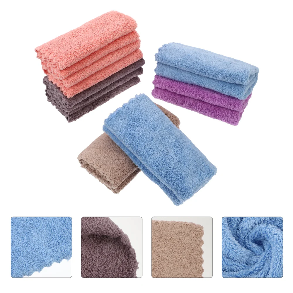 

8 шт., детские полотенца из кораллового флиса