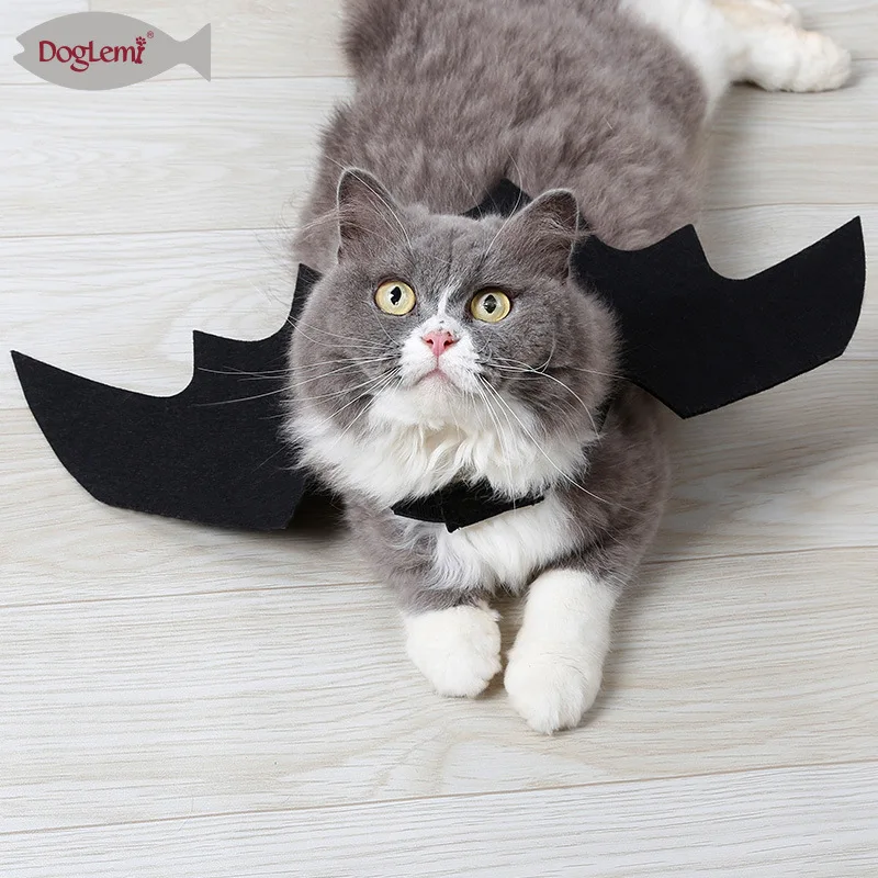 

Хэллоуин Собака Кошка чёрная летучая мышь платье-трансформер аксессуары крылья летучая мышь крутые