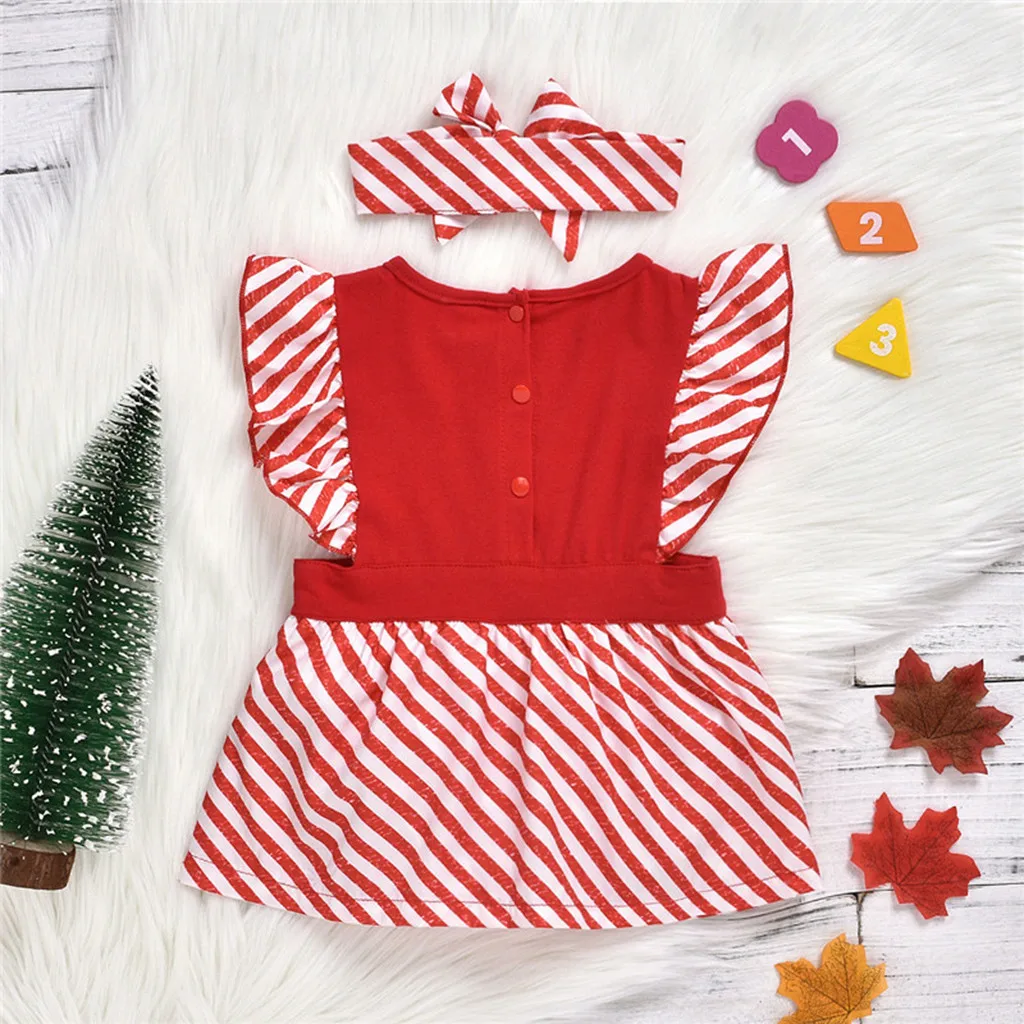 Детское платье для девочек платья с короткими рукавами и круглым воротником в