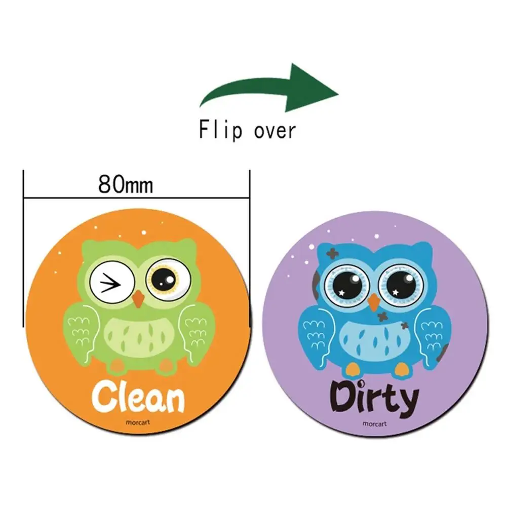 

Kitchen Accessories Large Dishwasher Magnet Clean Dirty Sign Instruction Sticker Dish Washer Reversible Indicator Illustrate Kit