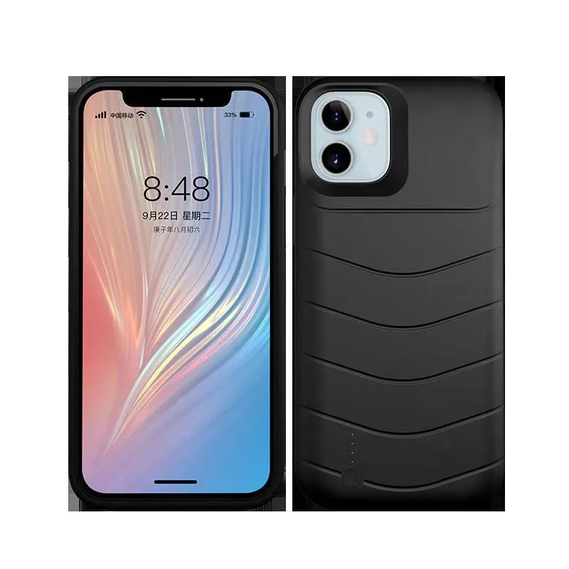 Чехол для аккумулятора iPhone 12 Pro Max чехлы с резервным внешним аккумулятором Mini