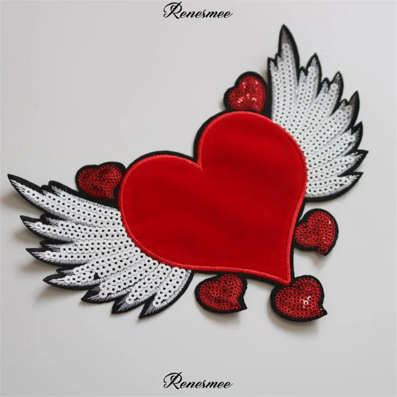 1 шт. новые блестки красные наклейки в романтическом стиле украшение для пальто