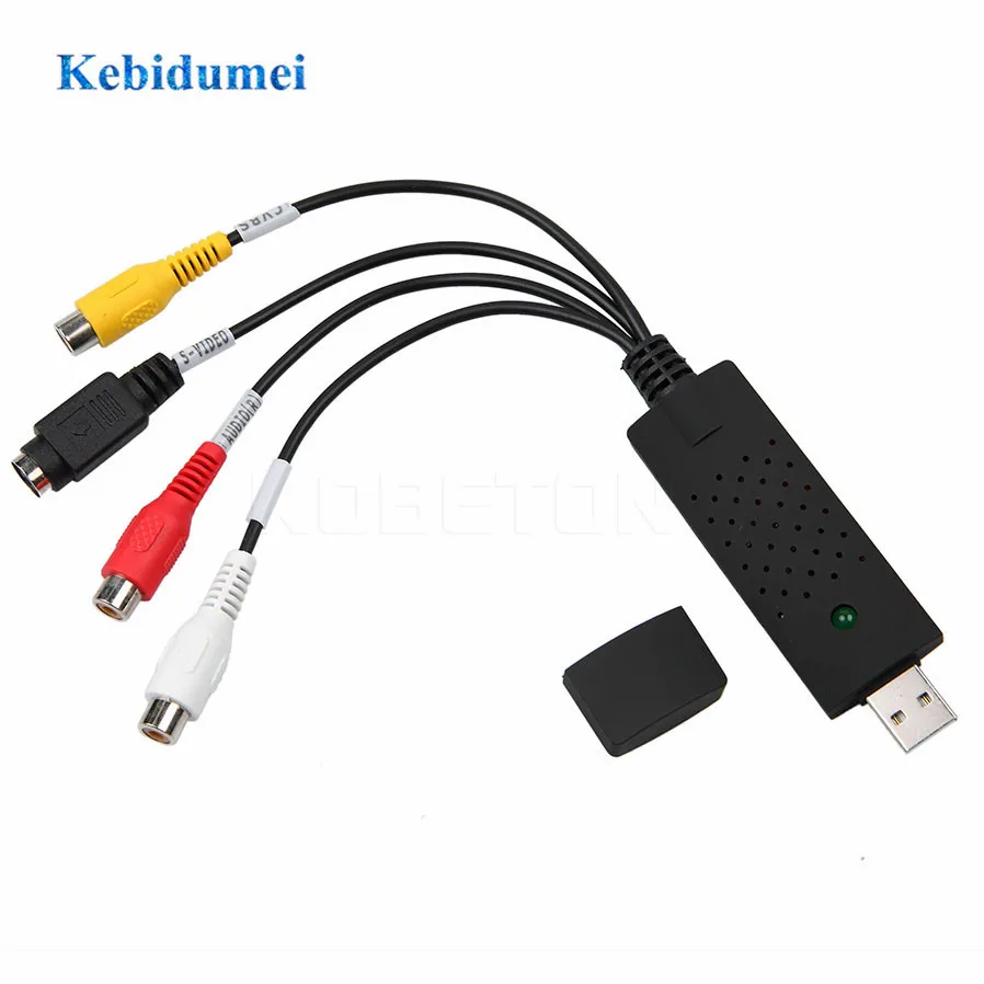Адаптер для кабеля Kebidumei USB 2 0 в RCA конвертер карта захвата аудио и видео адаптер
