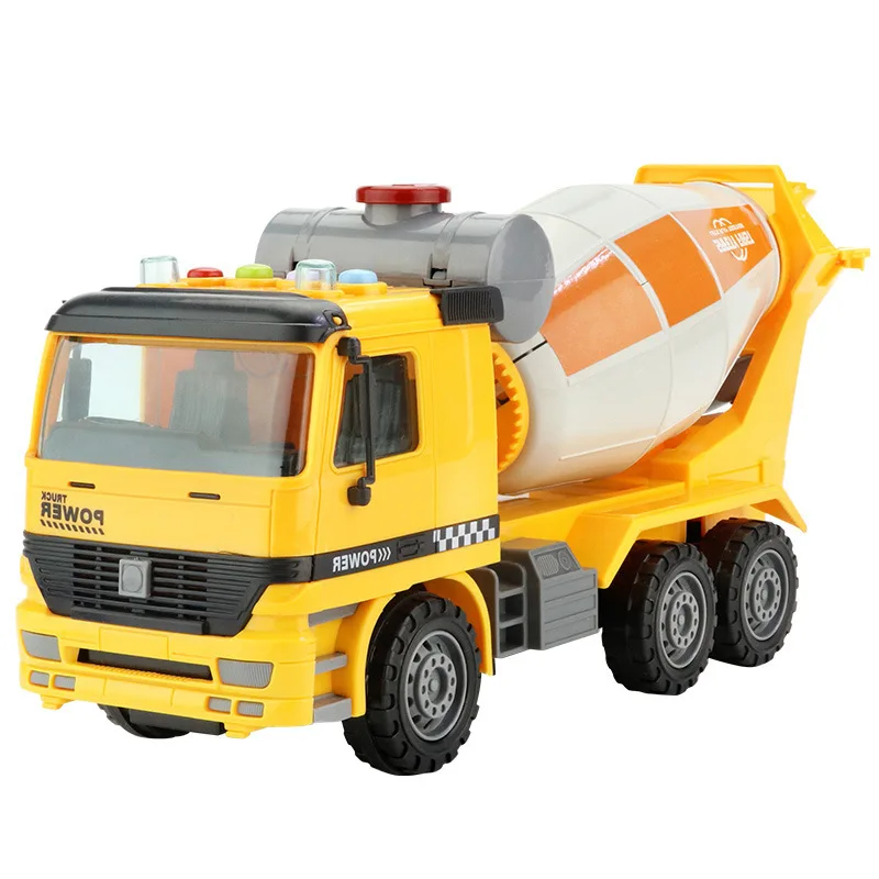 

1/16 Engineering Vehicle Dump Truck Mixer Truck Inertia Functionable Children Toy Gift