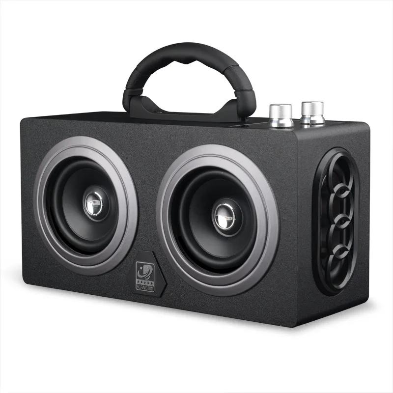 New Bluetooth Speaker Outdoor Portable Multi-function Retro Wooden Audio TV Hip-hop Subwoofer Punk Graffiti Speakers FM | Электроника