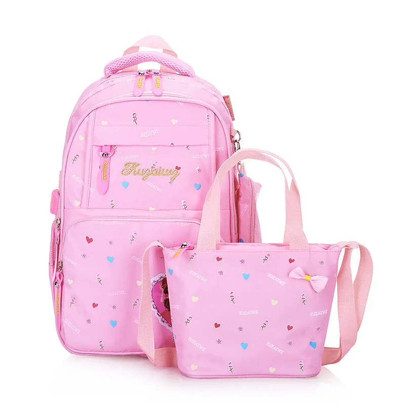 Рюкзак для девочек с цветочным принтом, школьные ранцы для принцесс, детские школьные сумки, Детские рюкзаки, сумки для книг, 2020