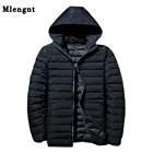 Куртка мужская плотная теплая, Повседневная мешковатая Классическая ветровка, парка, пальто с капюшоном, зима осень