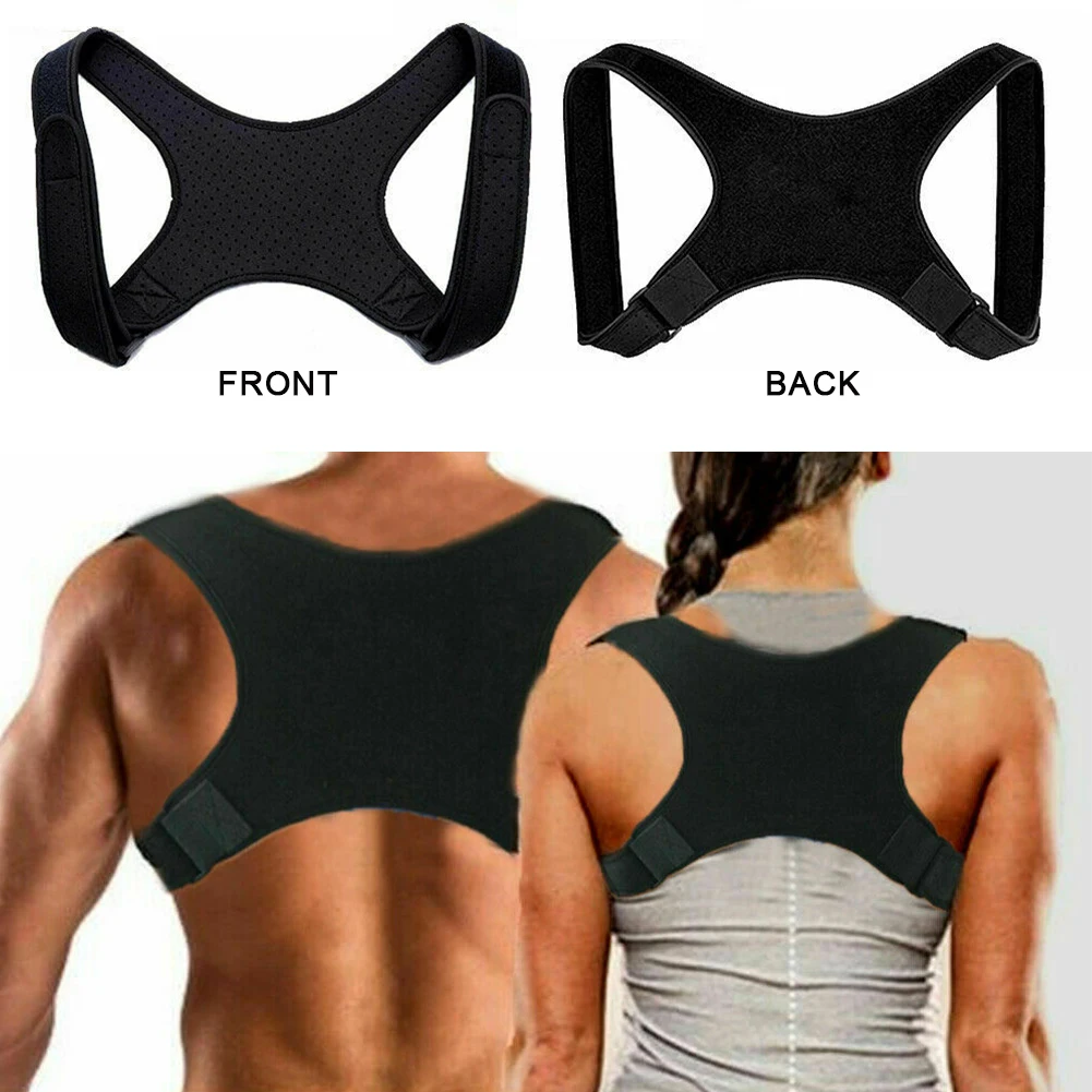 

Women Men Posture Corrector Body Brace Bad Back Lumbar Shoulder Support Belt
