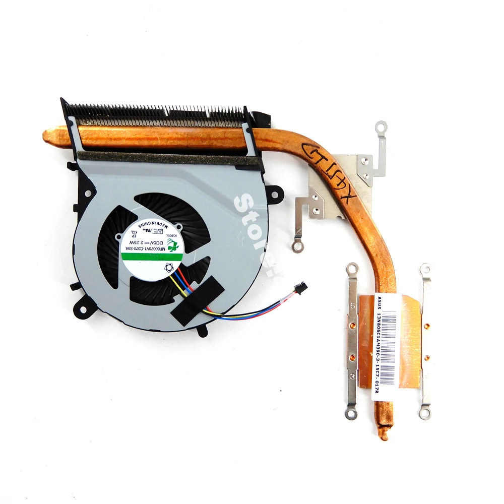 X455LD радиатор для ASUS A455 A455L K455L X455LJ Y483L вентилятор процессора охлаждения Радиатор