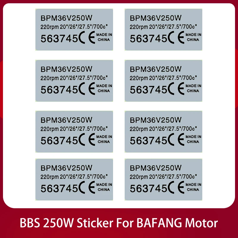 BBS 36 в 250 Вт Средний привод наклейка на двигатель комплект для переоборудования