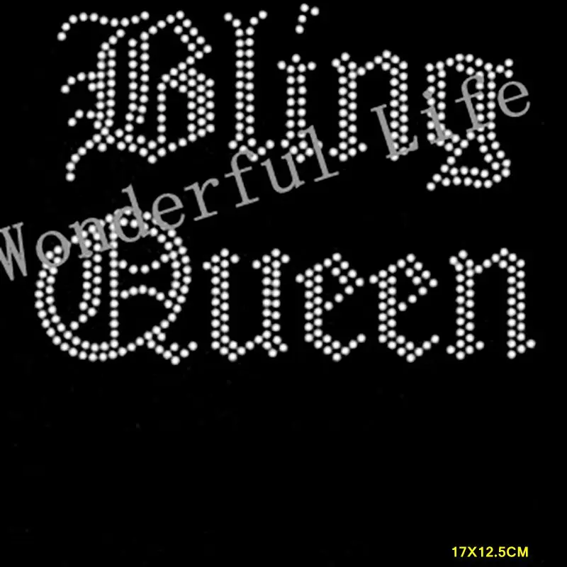 3 шт./лот сверкающие блестящие королевские разные слова шрифтов стразы горячей