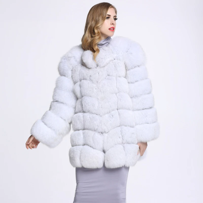 Новинка роскошное длинное пальто из искусственного меха женское толстое теплое