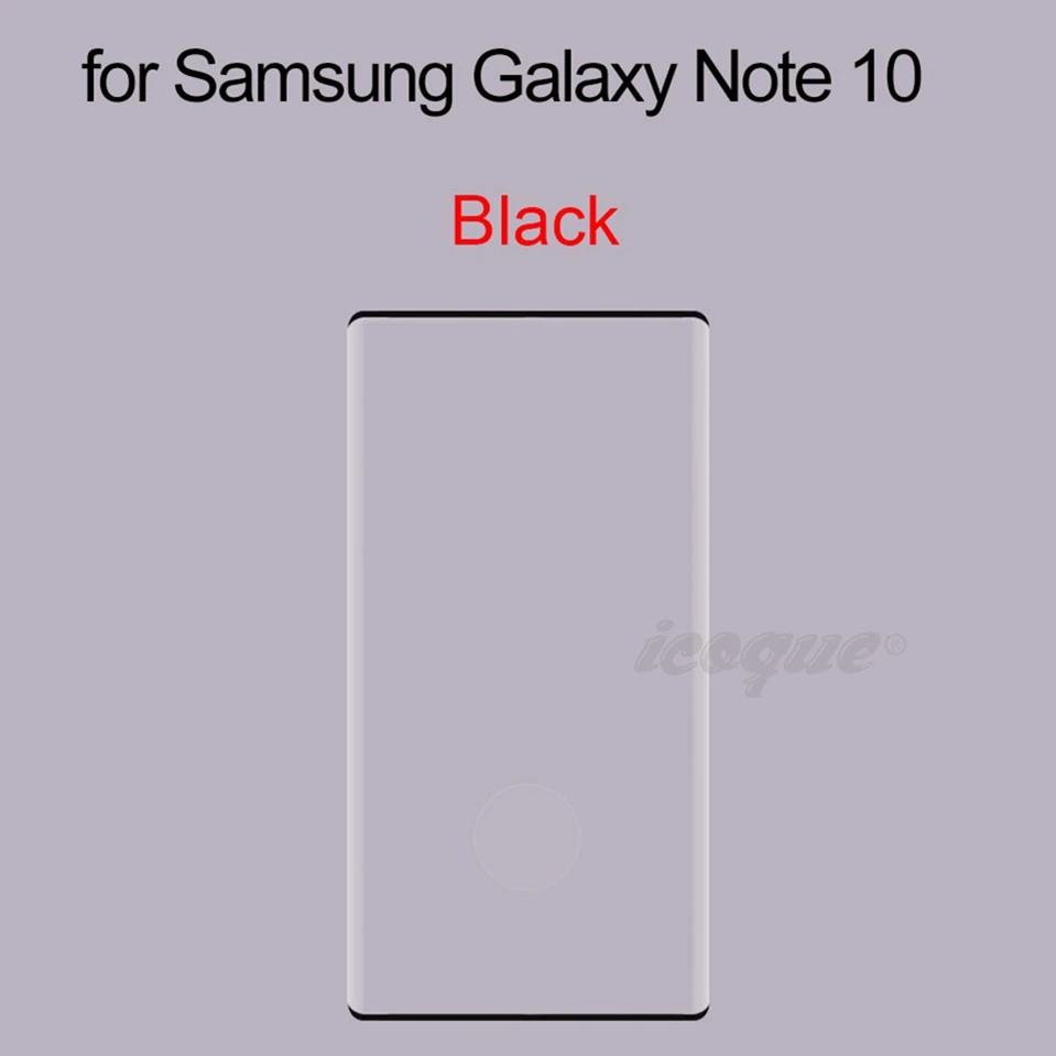 3D закаленное стекло для samsung Galaxy Note 10 Plus Note10 9 8 S10 5G Защитное стекло для экрана samsung Note 10 9 S8 S9 S10 Plus