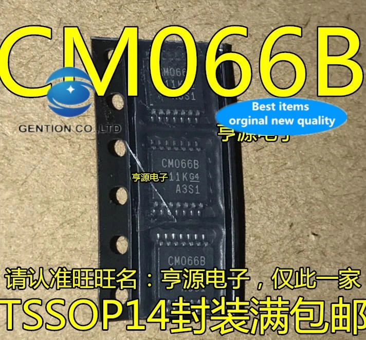 Новинка 100%, оригинальный фотопереключатель логического сигнала IC CD4066 CD4066BPWR TSSOP - 14 CM066B, 20 шт.