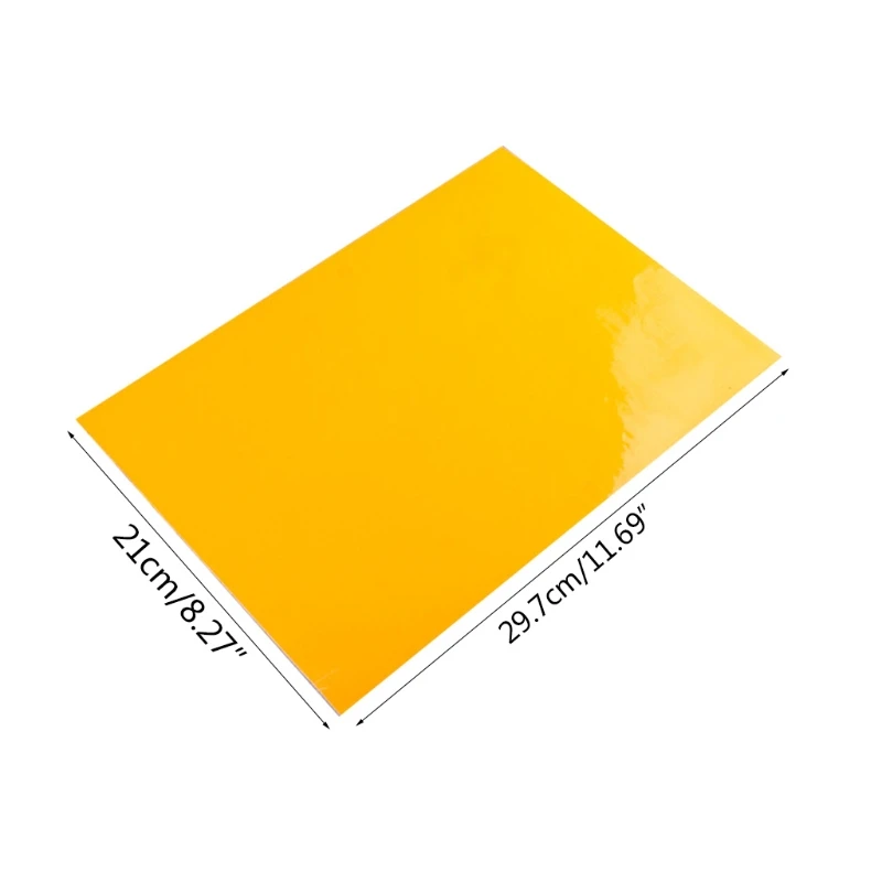 

7Pcs Luminous Sticker Dark Shining Paper A4 Glow In The Dark Inkjet Printer Paper Sticker Home Decor Luminous PET Fil