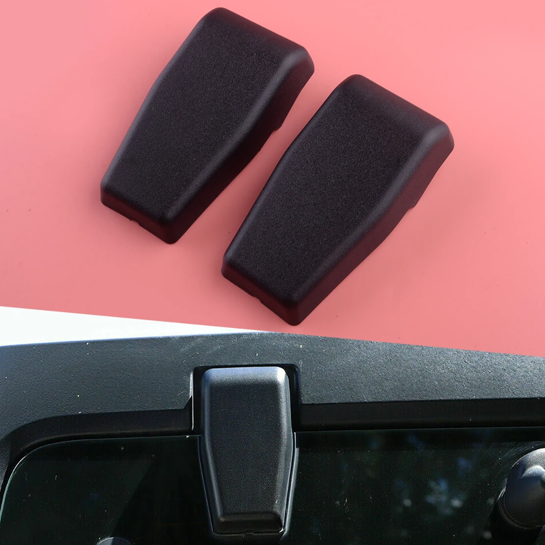 

2pcs Rear Window Liftgate Glass Hinge Cover Trim Black ABS Fit for Jeep Wrangler JK JKU 2007 2008 2009 2010 2011 2012 2013-2017