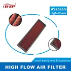 R-EP сменный воздушный фильтр для Volkswagen Golf VI SportWagen Jetta Passat Rabbit Bora Моющиеся Многоразовые воздухозаборные фильтры