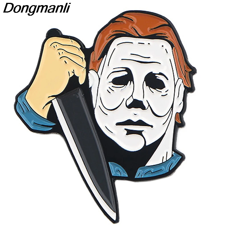 P4053 Dongmanli ювелирные изделия на Хэллоуин крутые металлические эмалированные