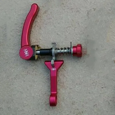 red 7 цветов складной велосипед Seatpost зажим крюк ультра легкий захват для brompton складные birdy части - Цвет: red