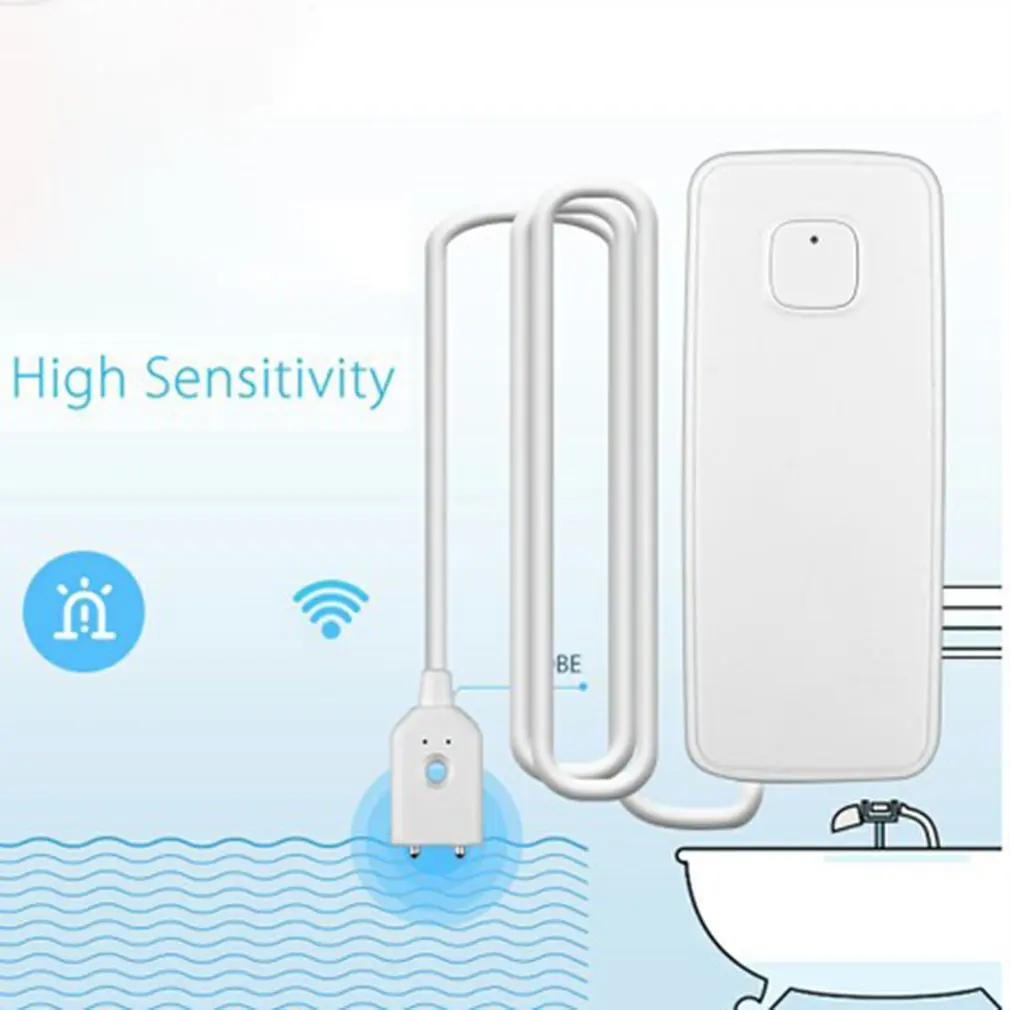 

WIFI Water Leak Sensor,Flood Leakage Level Alarm Detector,Water Detector, Tank Overflow Protection,CK-7
