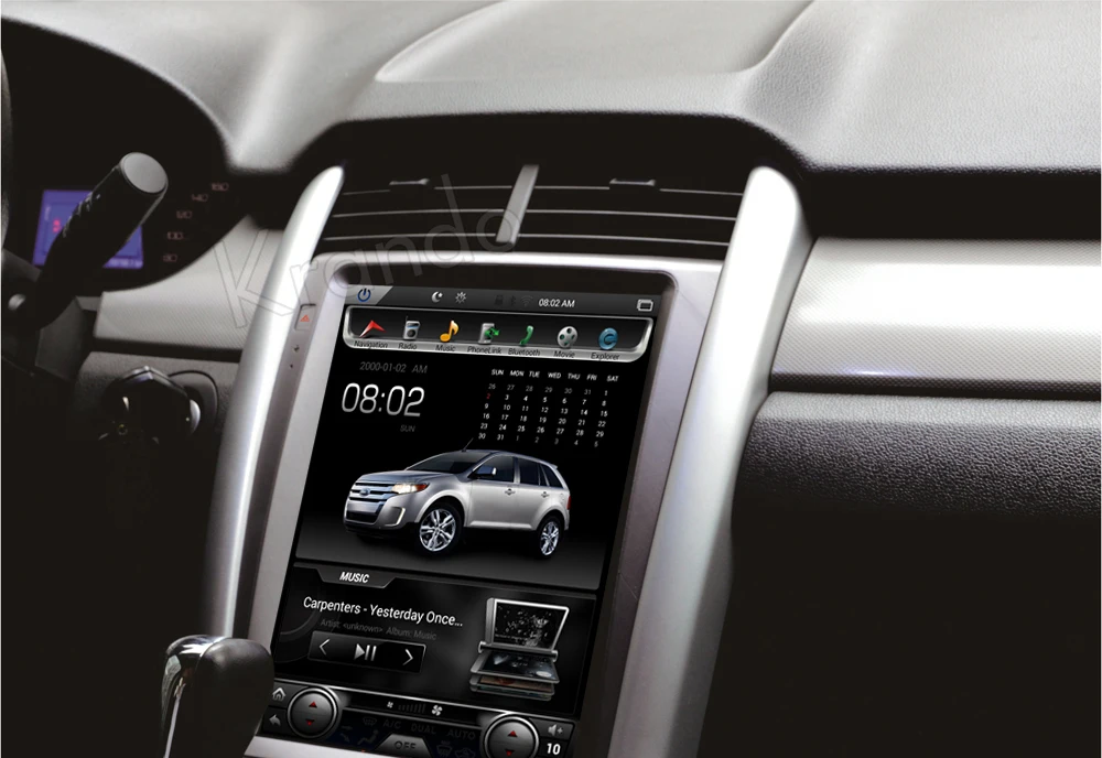 Krando для FORD EDGE 2009 2014 Android 8 1 4g 64g 12 &quotTesla вертикальный экран автомобильное радио Gps