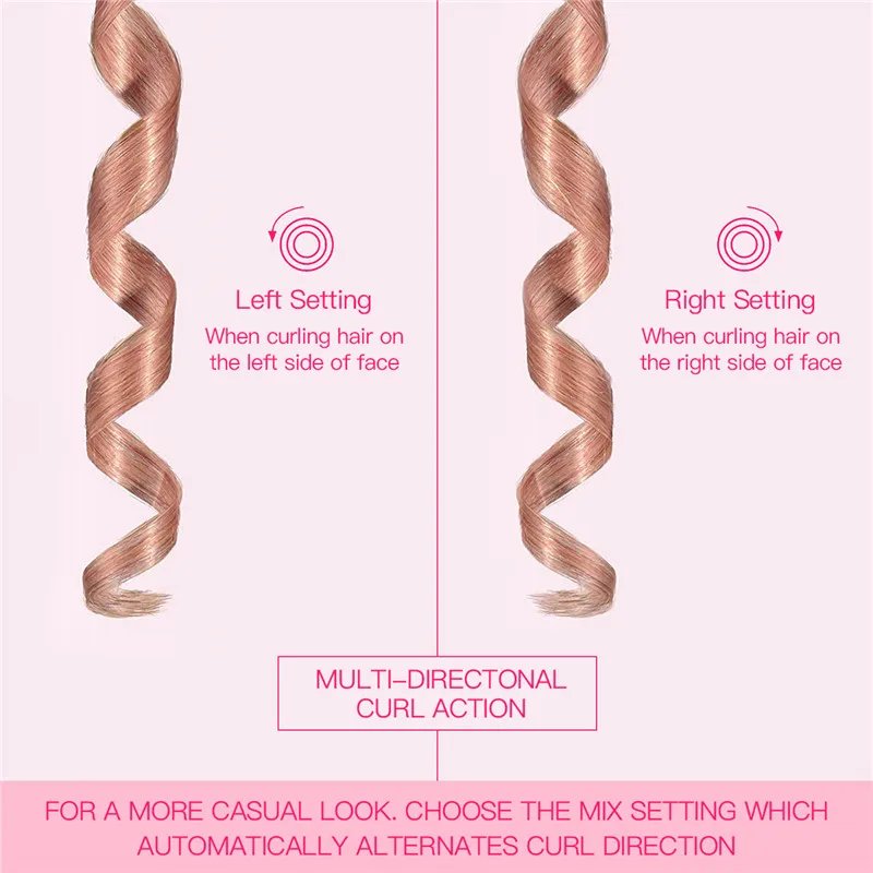 

ortable Automatic Cordless Curling Iron Hair Curler LCD Curly Hair Machine Wireless automatic curling iron