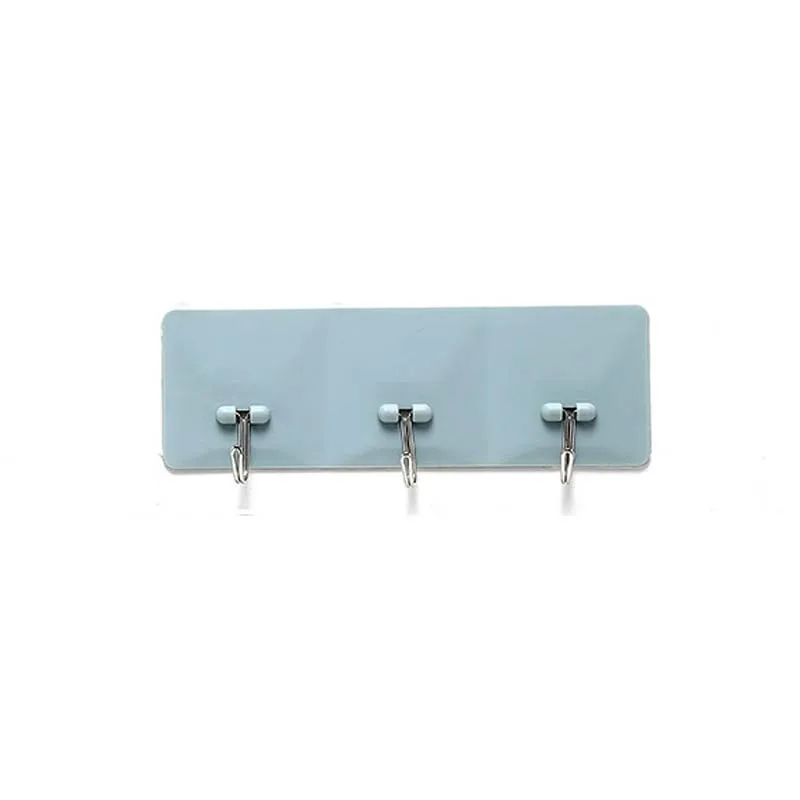 Blue Кухонный стеллаж для хранения, держатель для чашек, подвесной крючок, вешалка, многофункциональные аксессуары для дома, инструменты для приготовления пищи, хранение полотенец - Цвет: Blue