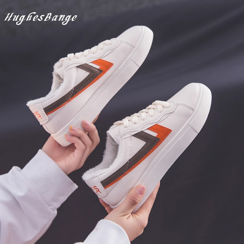 sneakers women Autumn winter new Shoes white Casual comfortable fashion Wild leather canvas tide Running outdoor sports training | Обувь