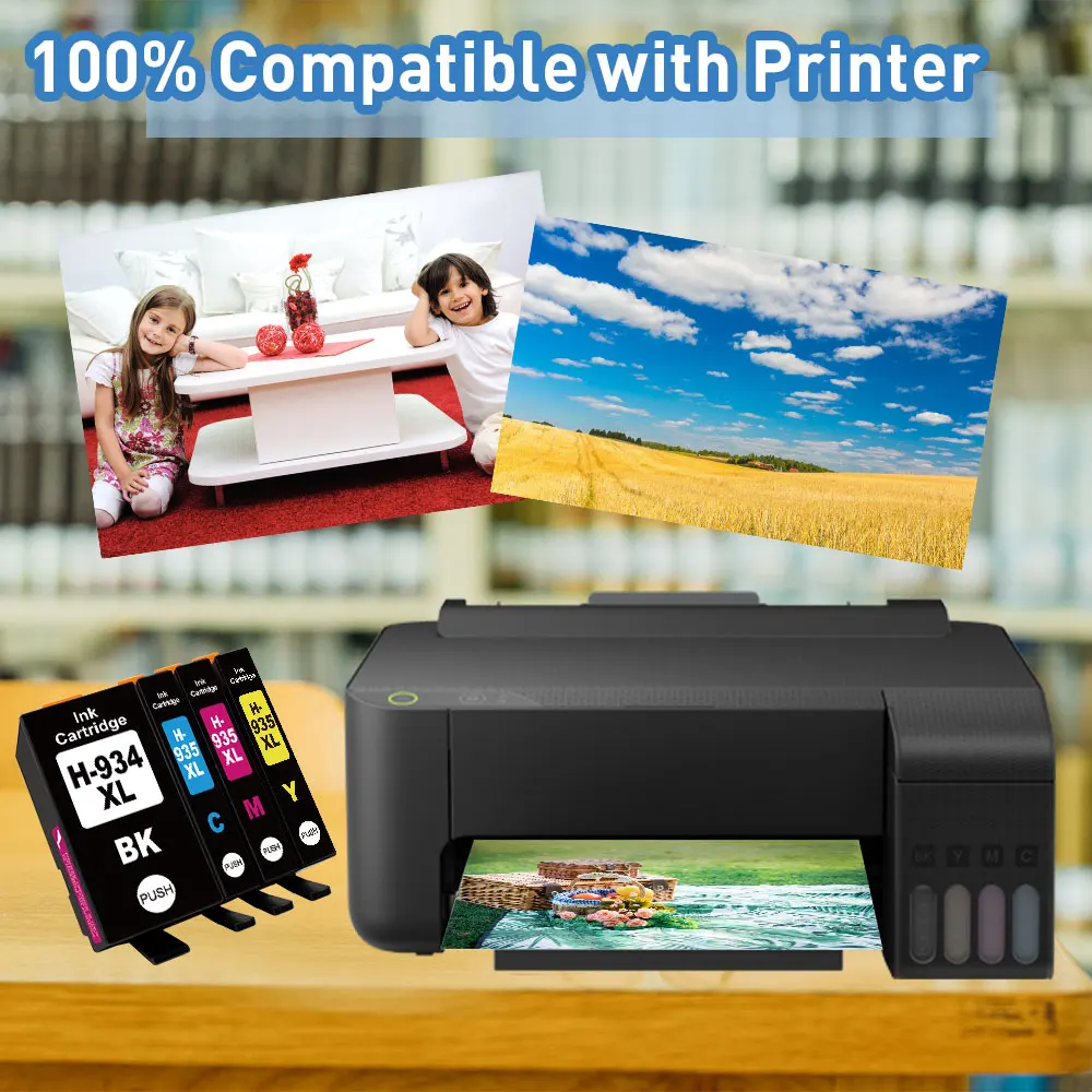 Labelwell 4 шт. 934XL 935XL чернильный картридж 934 935 xl совместимый для hp HP Officejet Pro 6812 6830 6815 6835