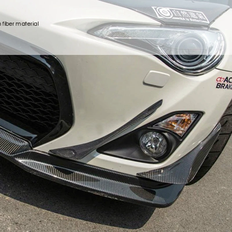 Автомобильный Стайлинг для Subaru BRZ Toyota FT86 GT86 Scion FRS углеродное волокно передний
