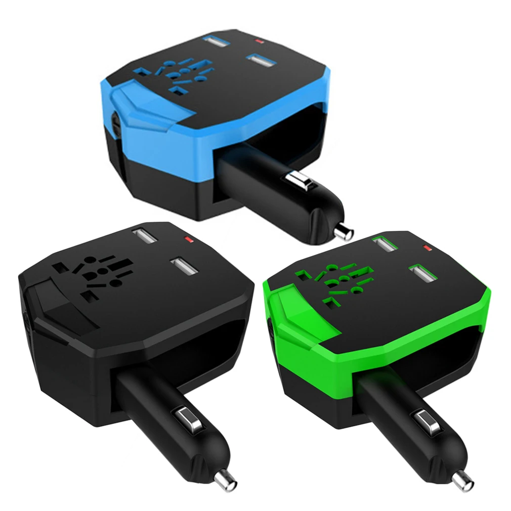 Универсальный автомобильный конвертер многофункциональный USB адаптер зарядного