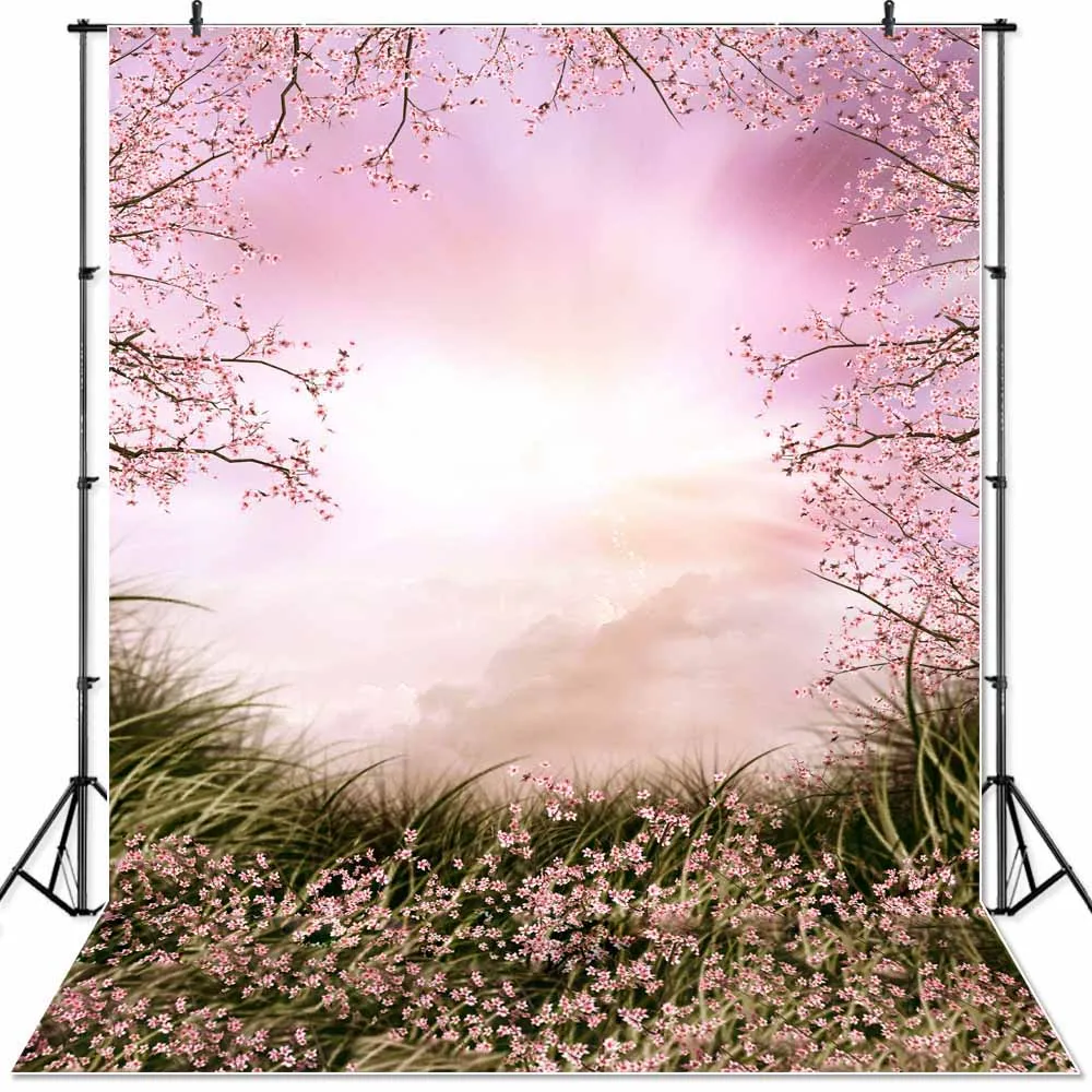 

Spring Fairy Tale Forest Backdrop Fairy Tale Backdrop Photography Background Cartoon Dreamlike Forest Backdrop Flowers Tree Vine
