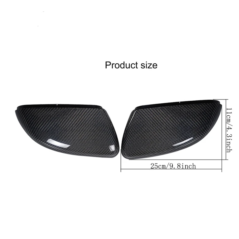 Колпачки для автомобильного зеркала из углеродного волокна Golf 6 VI MK6 &amp GTI 2010-2013 2